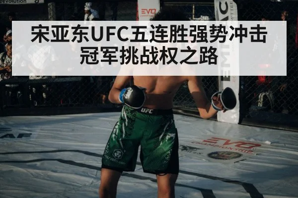 宋亚东UFC五连胜强势冲击冠军挑战权之路